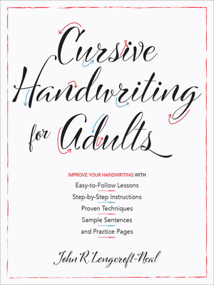 cover image of Cursive Handwriting for Adults